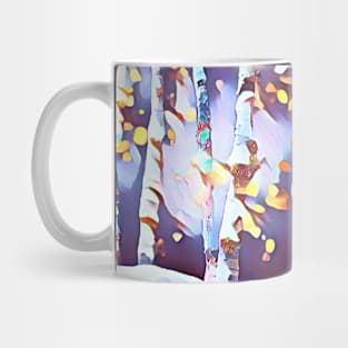 Snowy Aspen Trees in the Mountains Mug